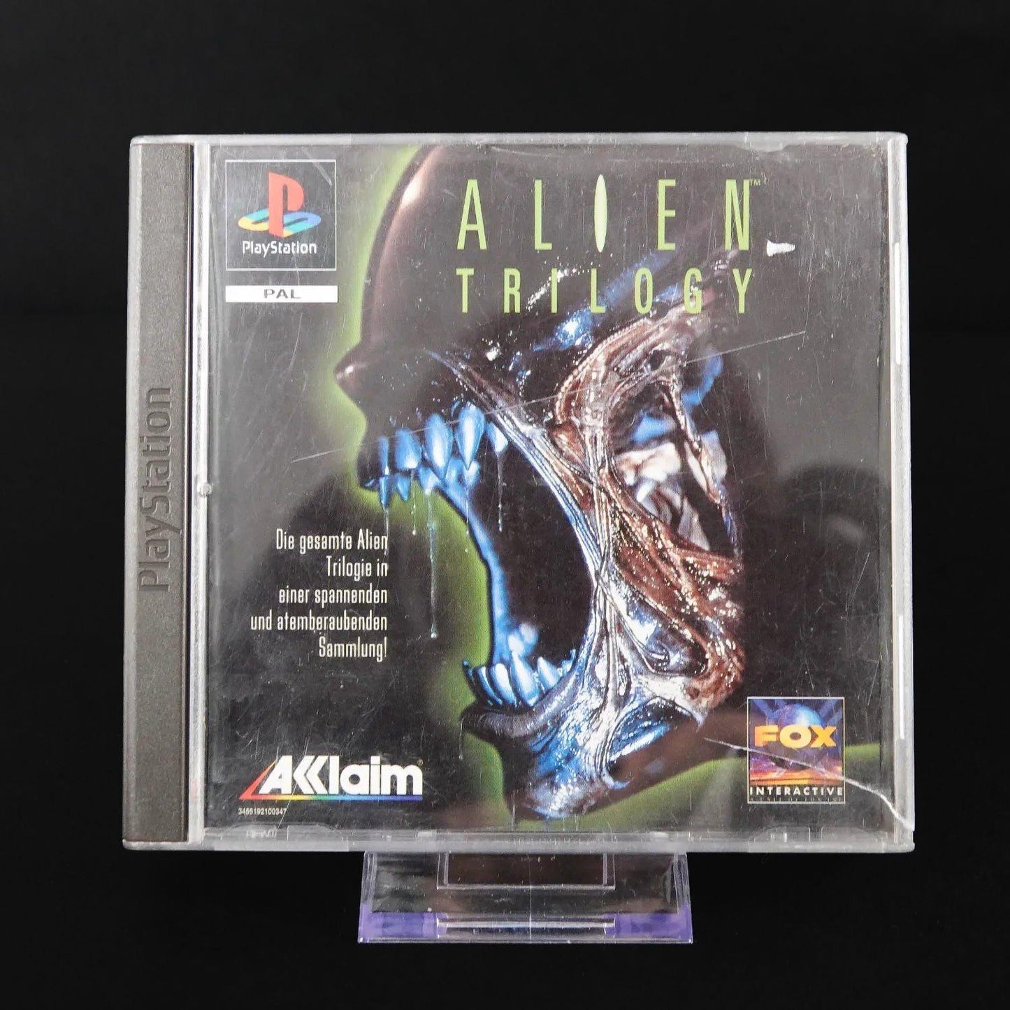 Alien Trilogy - Playstation PS1 Spiel - PAL - CiB mit Anleitung - Zustand Gut