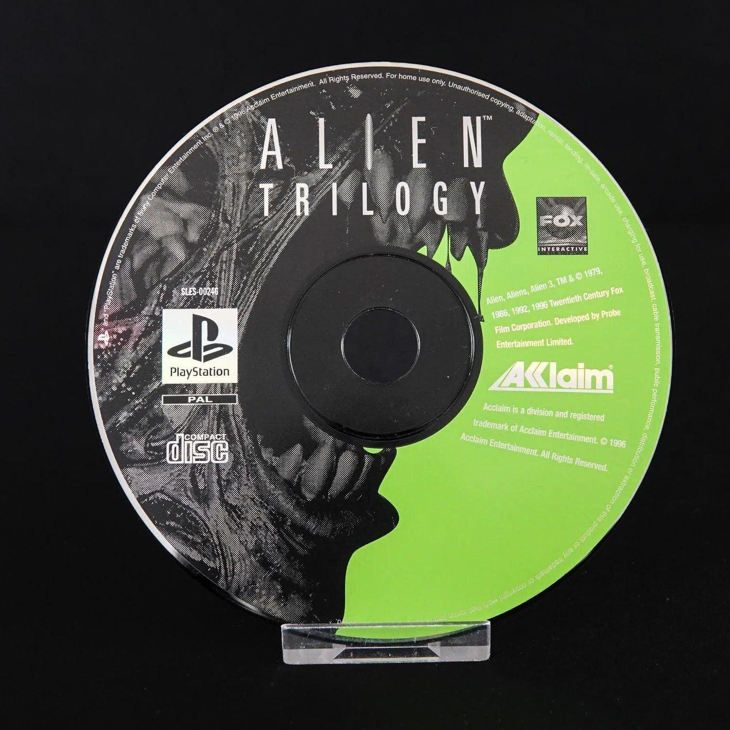 Alien Trilogy - Playstation PS1 Spiel - PAL - CiB mit Anleitung - Zustand Gut