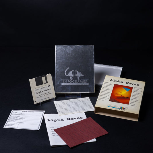 Alpha Waves (1990) - PC IBM / MS-DOS - Big Box CiB Komplett - Sammlerzustand