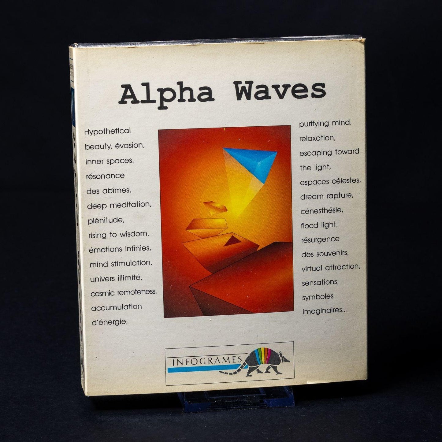 Alpha Waves (1990) - PC IBM / MS-DOS - Big Box CiB Komplett - Sammlerzustand