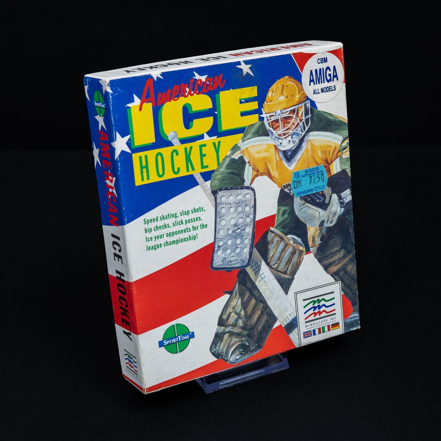 American Ice Hockey - Amiga Spiel - Big Box CiB - Zustand Gut