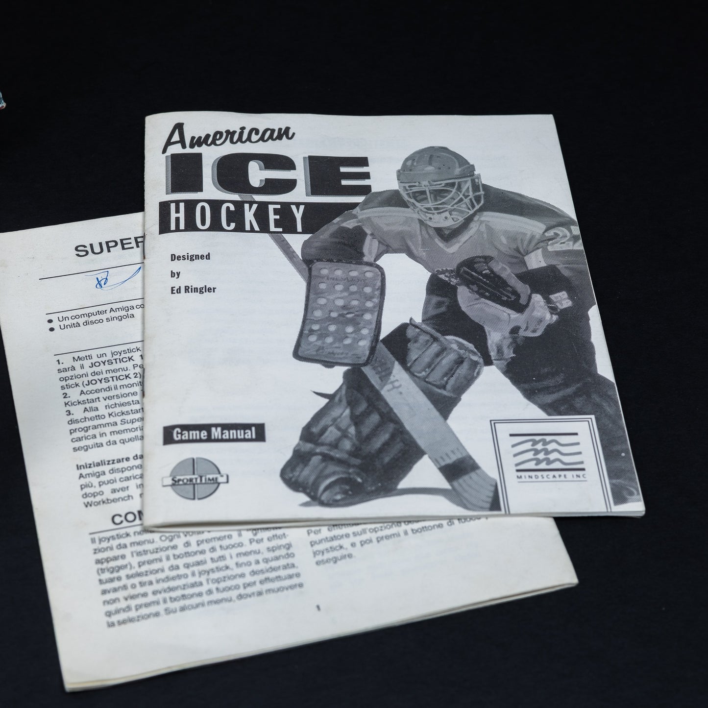 American Ice Hockey - Amiga Spiel - Big Box CiB - Zustand Gut