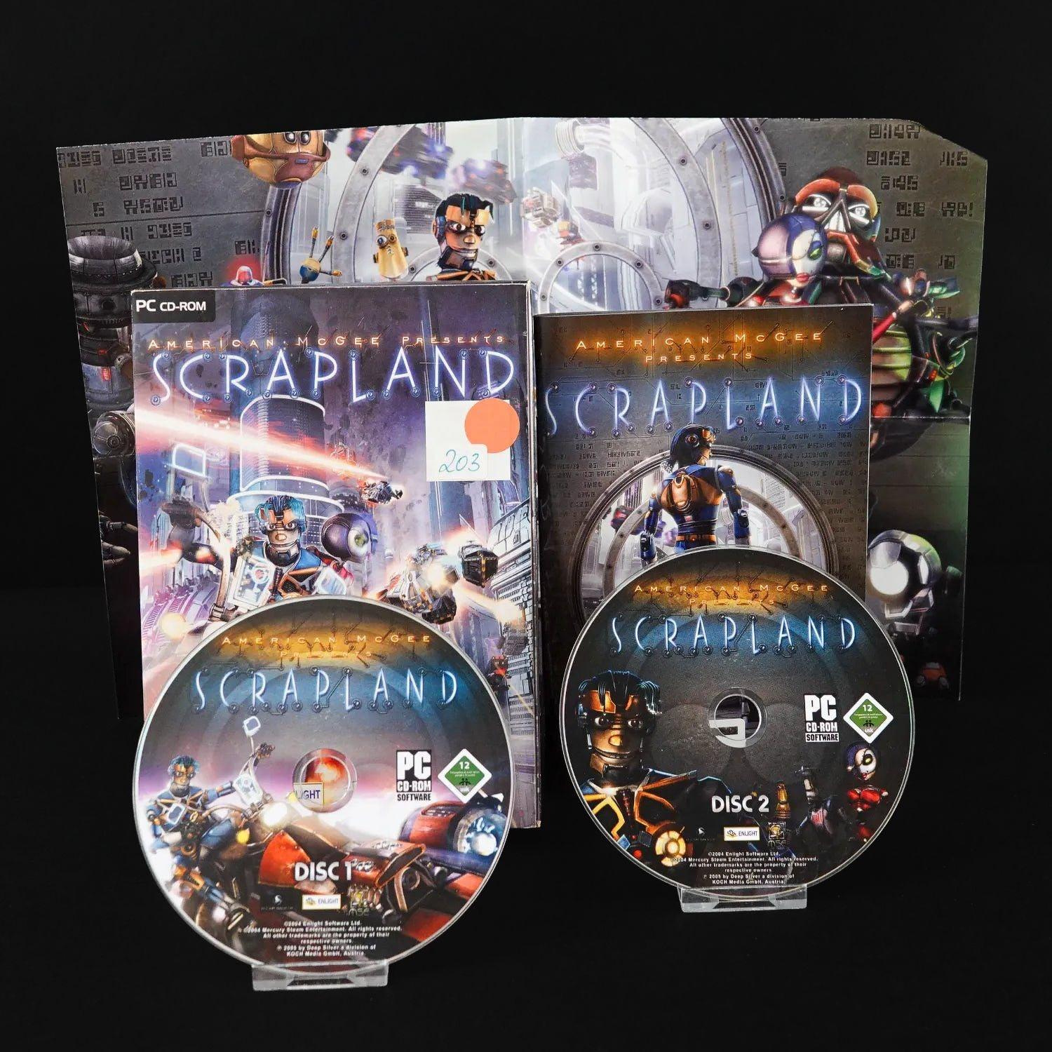 american-mcgee-presents-scrapland-pc-game-big-box-cib-deutsch-gebraucht-1 - Utopia Collectibles