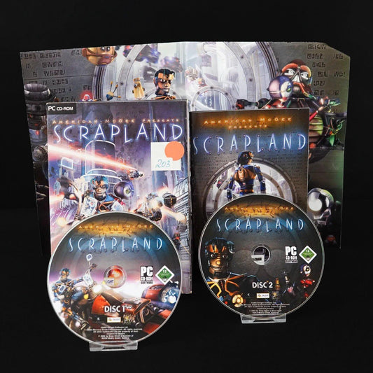 american-mcgee-presents-scrapland-pc-game-big-box-cib-deutsch-gebraucht-1 - Utopia Collectibles