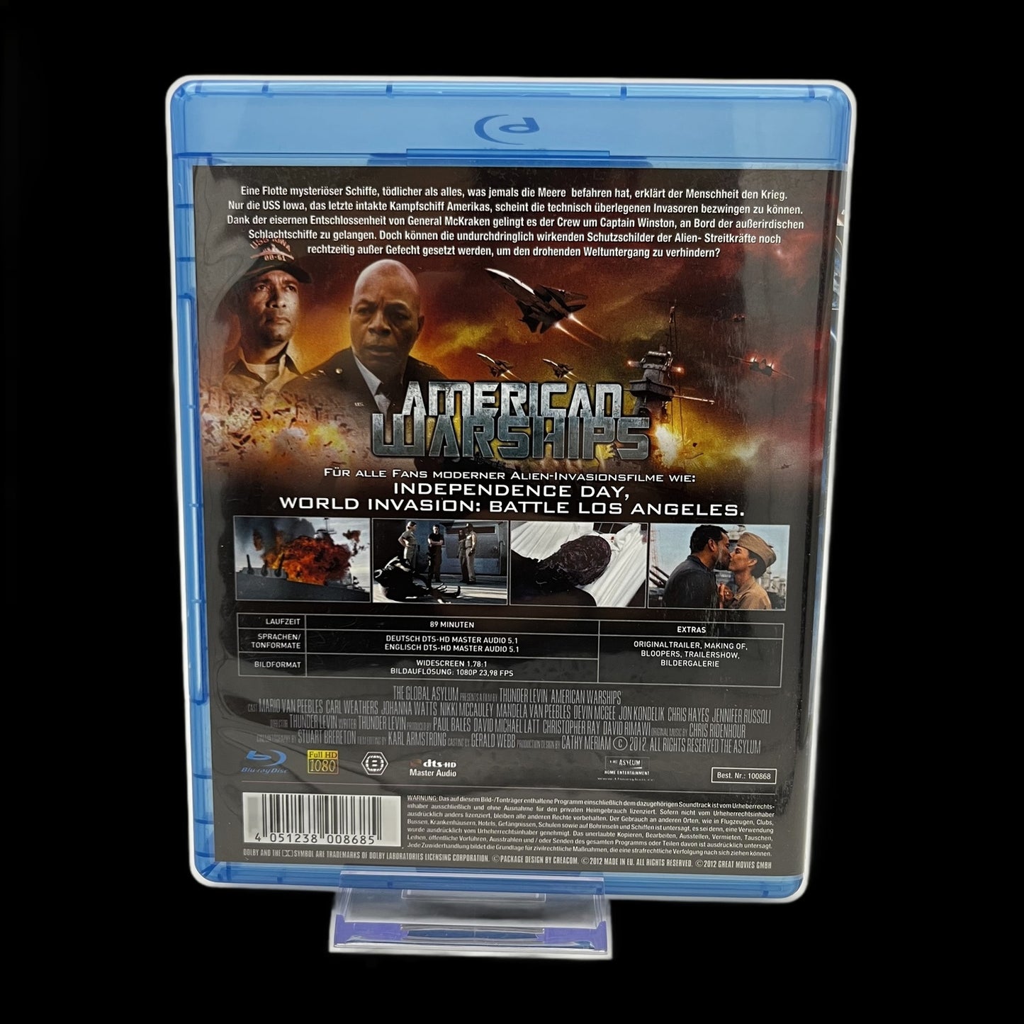 American Warships - Wende-Cover ohne FSK-Logo - Blu-Ray - Gebraucht
