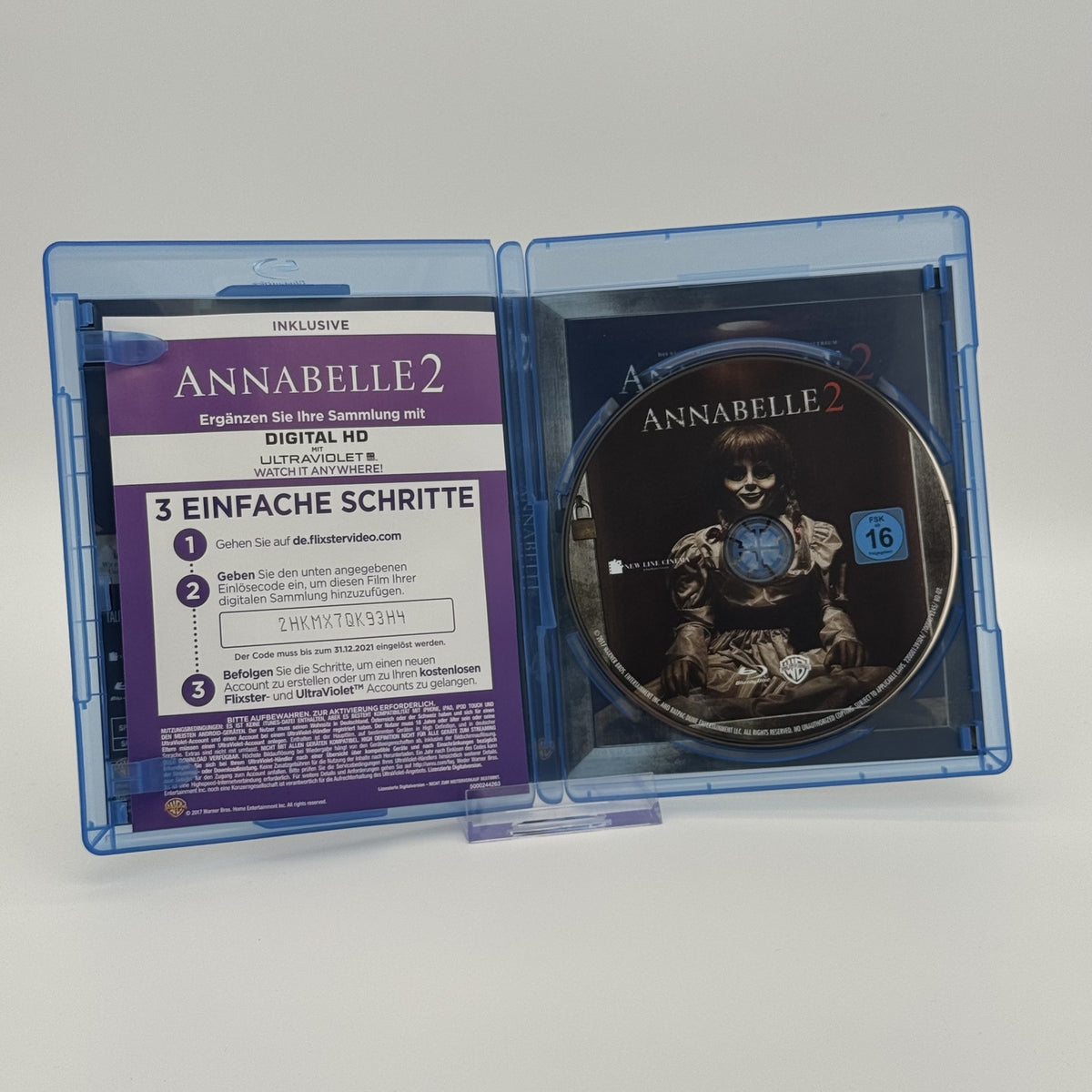 Annabelle 2 - The Conjuring - Inkl. Wendecover - Blu-Ray - Zustand Sehr Gut