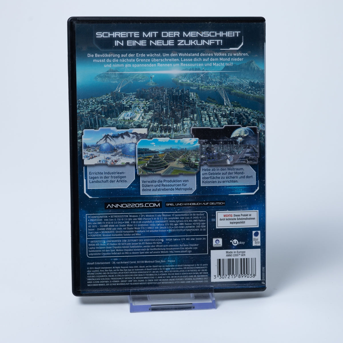 Anno 2205 - PC DVD-ROM Spiel - CiB - 2 Discs - Deutsch - Zustand Sehr Gut
