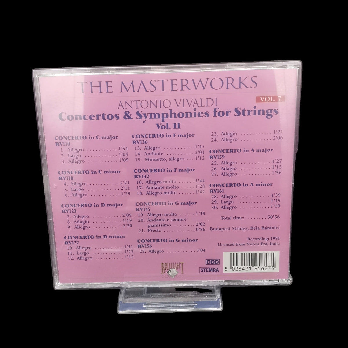 Antonio - The Masterworks Vol. 7 - Concertos & Symphonies - CD - Gebraucht