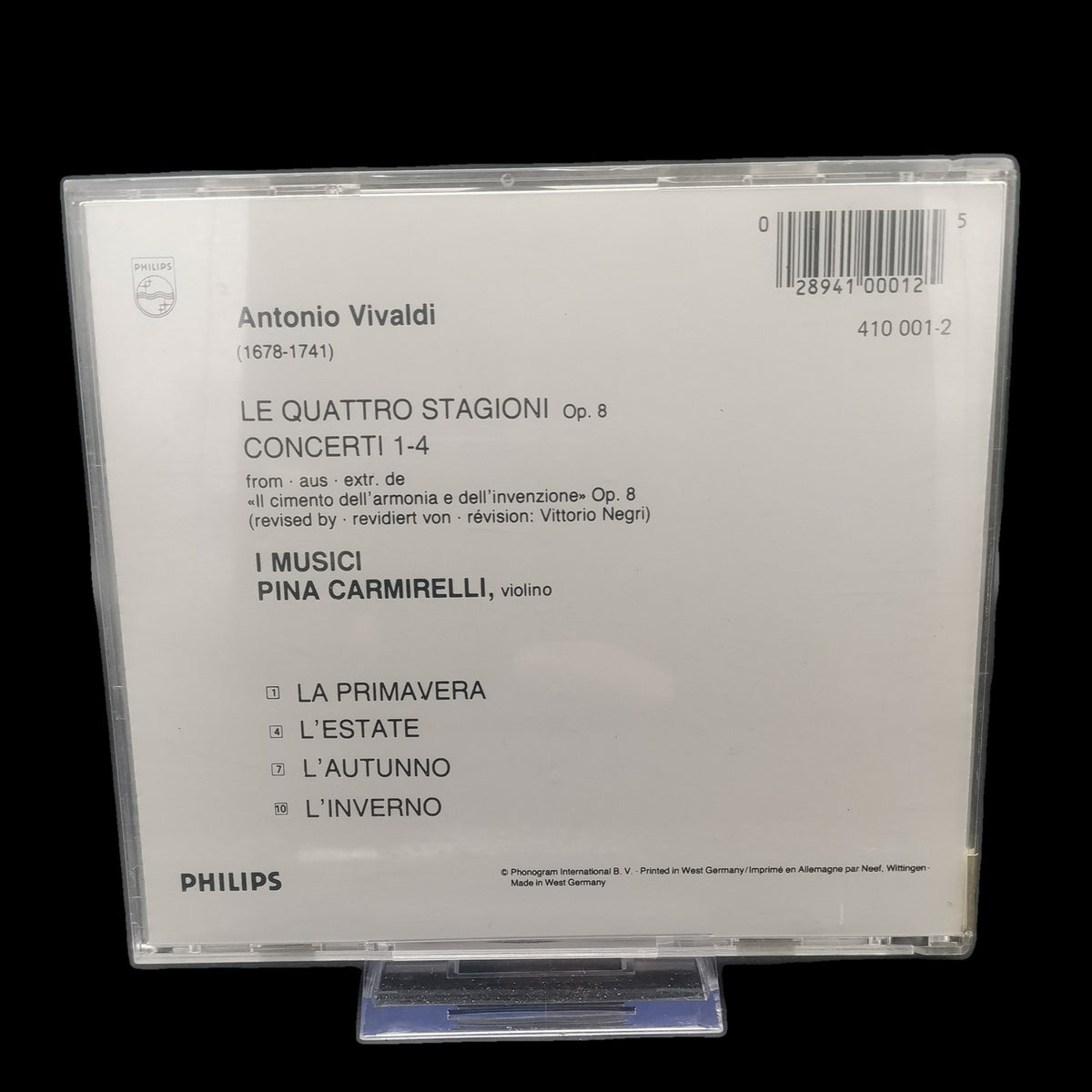 Antonio Vivaldi / I Musici / Pina - Le Quattro Stagioni - CD - Album - Gebraucht