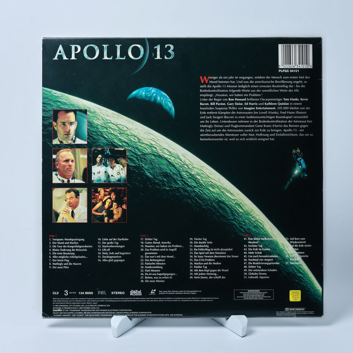 Apollo 13 - Widescreen Edition - Ron Howard - LaserDisc - Zustand Sehr Gut