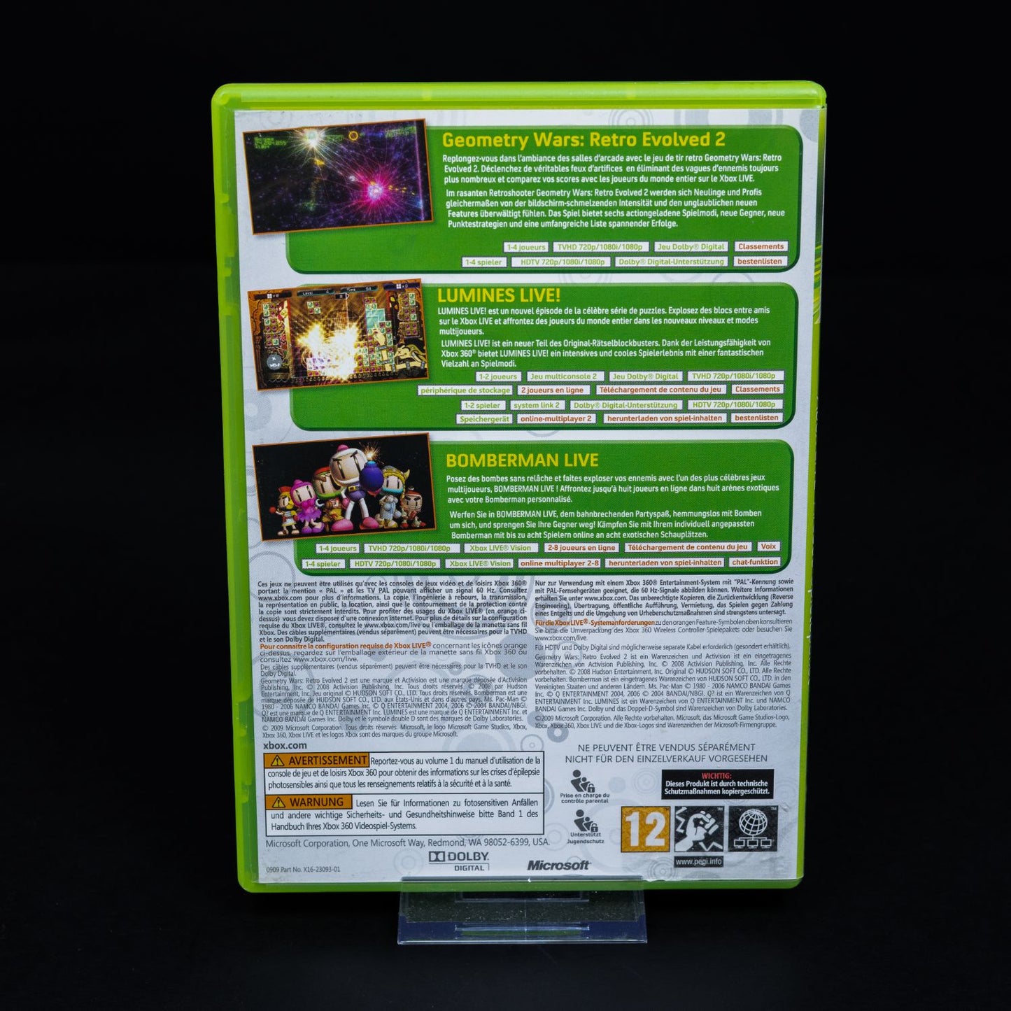 Arcade Spielpaket - XBOX 360 Spiel - CiB - Zustand Sehr Gut