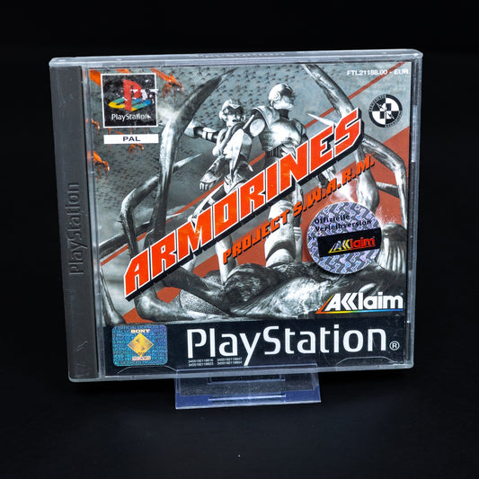 Armorines - Project S.W.A.R.M. - Playstation PS1 - PAL - CiB - Zustand Sehr Gut
