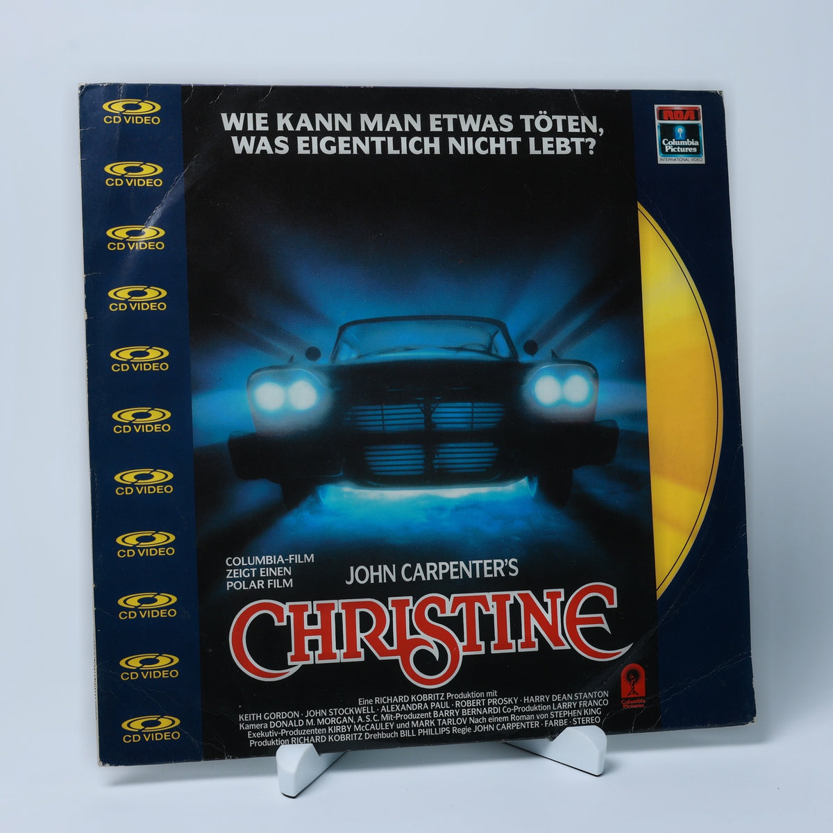 John Carpenter's Christine - 1989 - Stephen King - LaserDisc - Zustand Gut