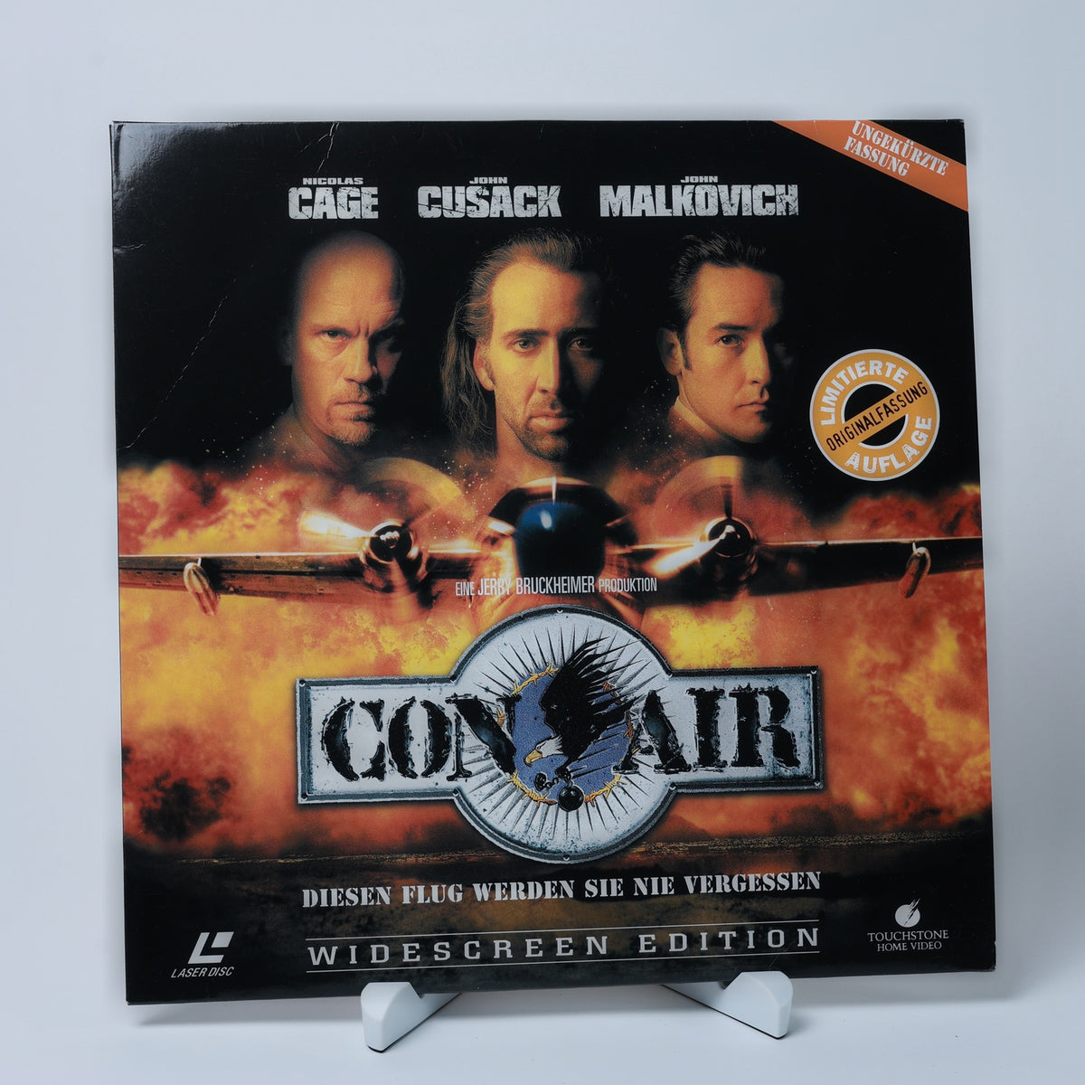 Con Air - LaserDisc - 1997 - Widescreen Edition - Nicolas Cage - Zustand Gut