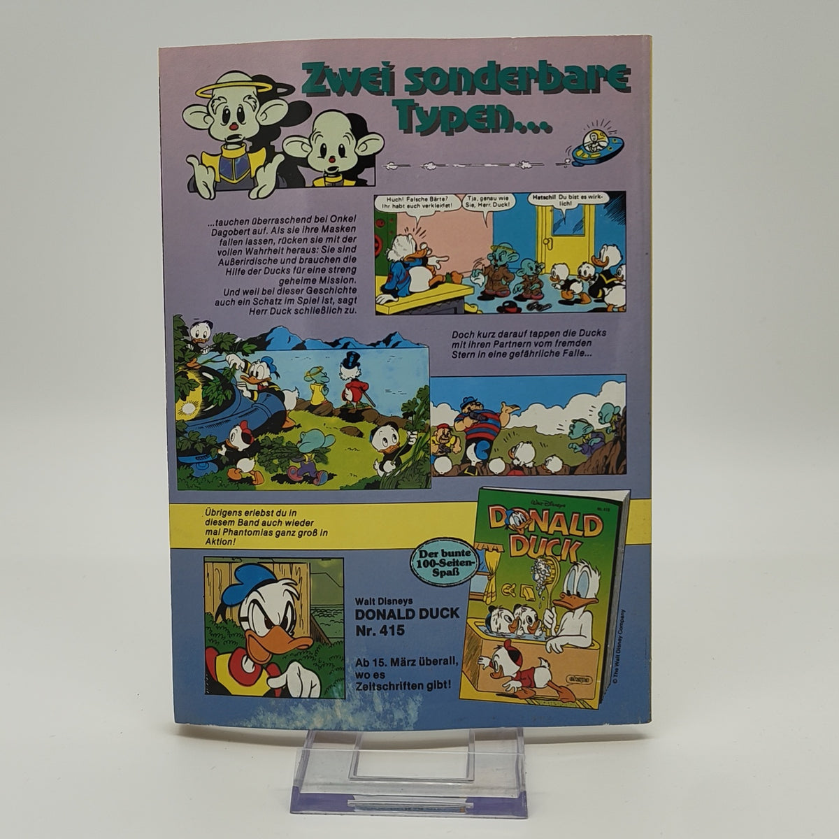 Walt Disneys Donald Duck Nr. 414 - Ehapa Comic - Deutsch - Farbig - Disney - Z 2
