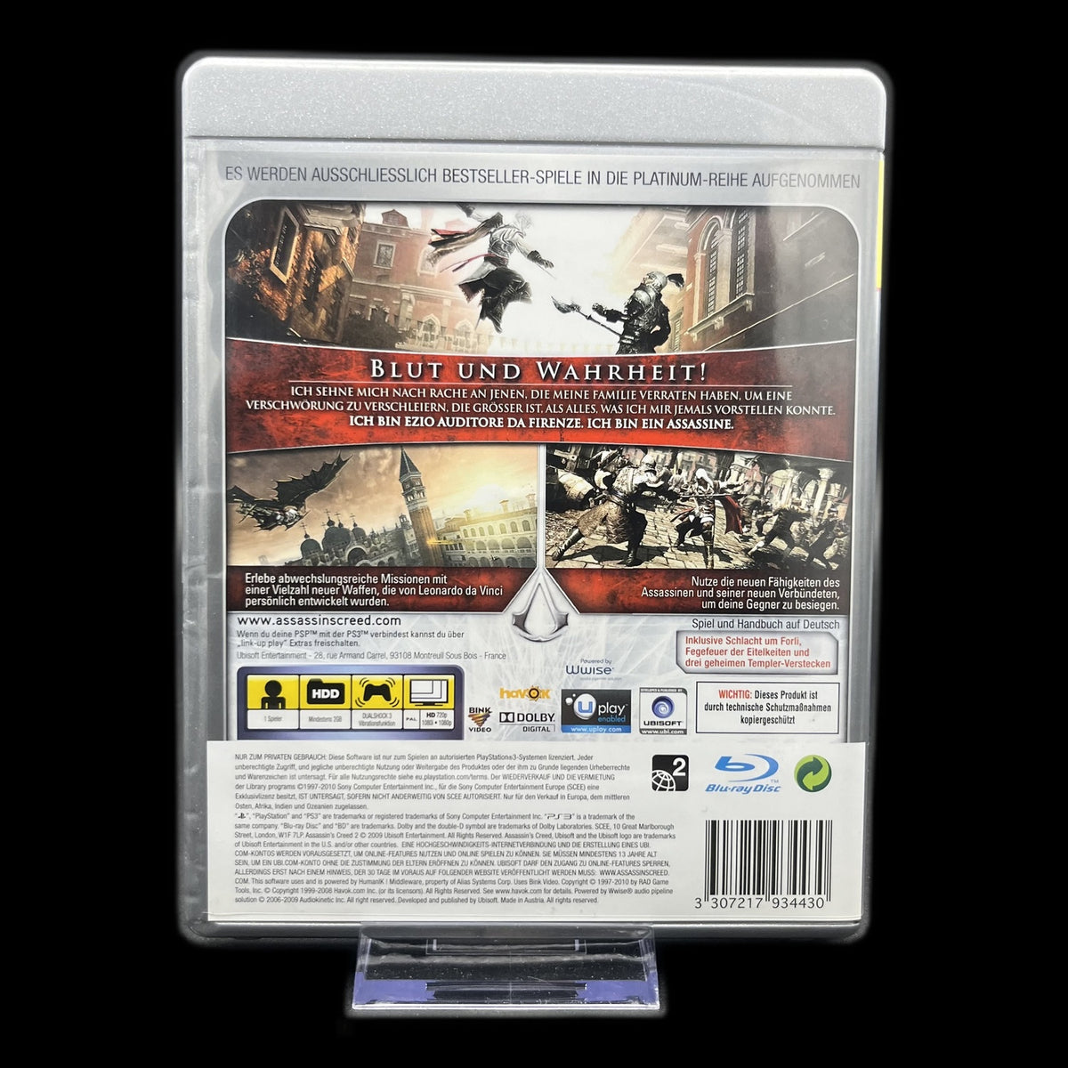 Assassin's Creed II - Playstation 3 PS3 - CiB - PAL - deutsch - Gebraucht