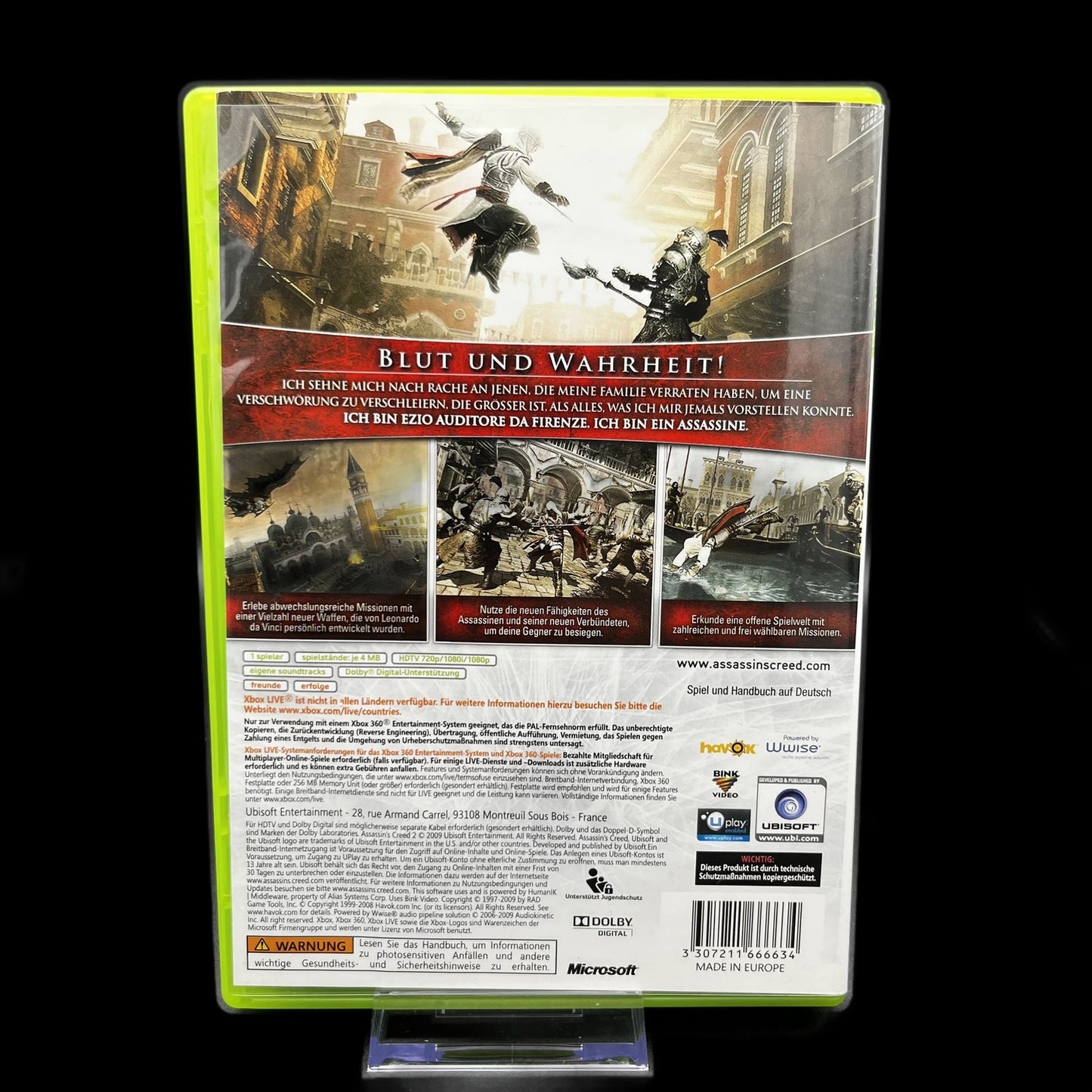 Assassin-s Creed II - Xbox 360 - Complete in Box - PAL - deutsch - Guter Zustand