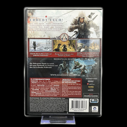 Assassin's Creed III - PC - Action-Adventure - PAL - deutsch - OVP - Gebraucht