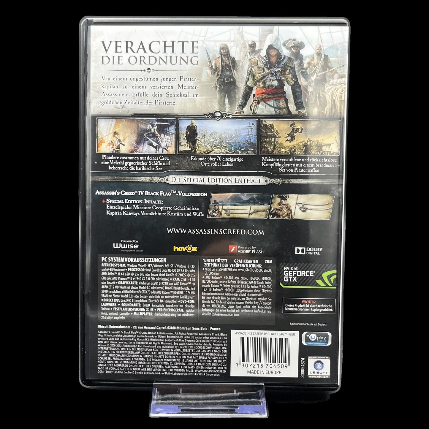 Assassin's Creed IV Black Flag - PC - Complete in Box - deutsch - Gebraucht