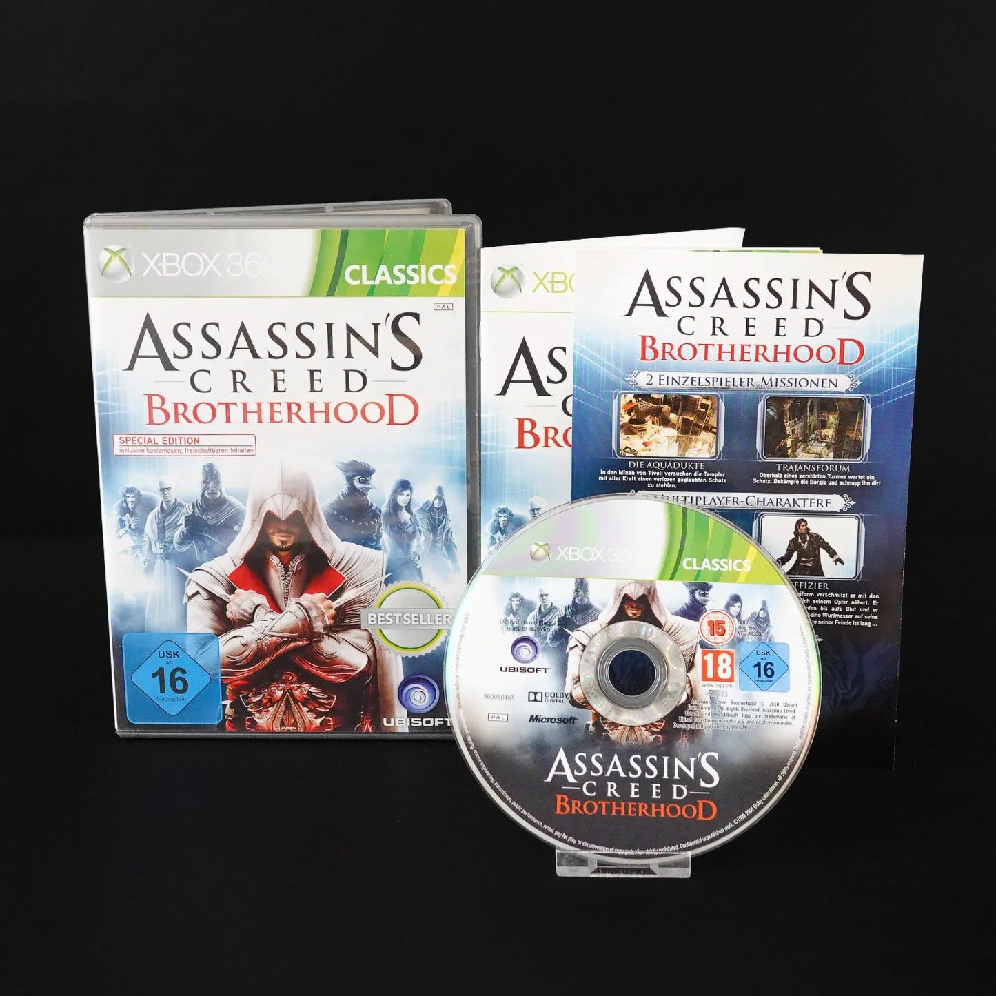 Assassin's Creed Brotherhood - XBOX 360 Classics - CiB - PAL - Deutsch Gebraucht