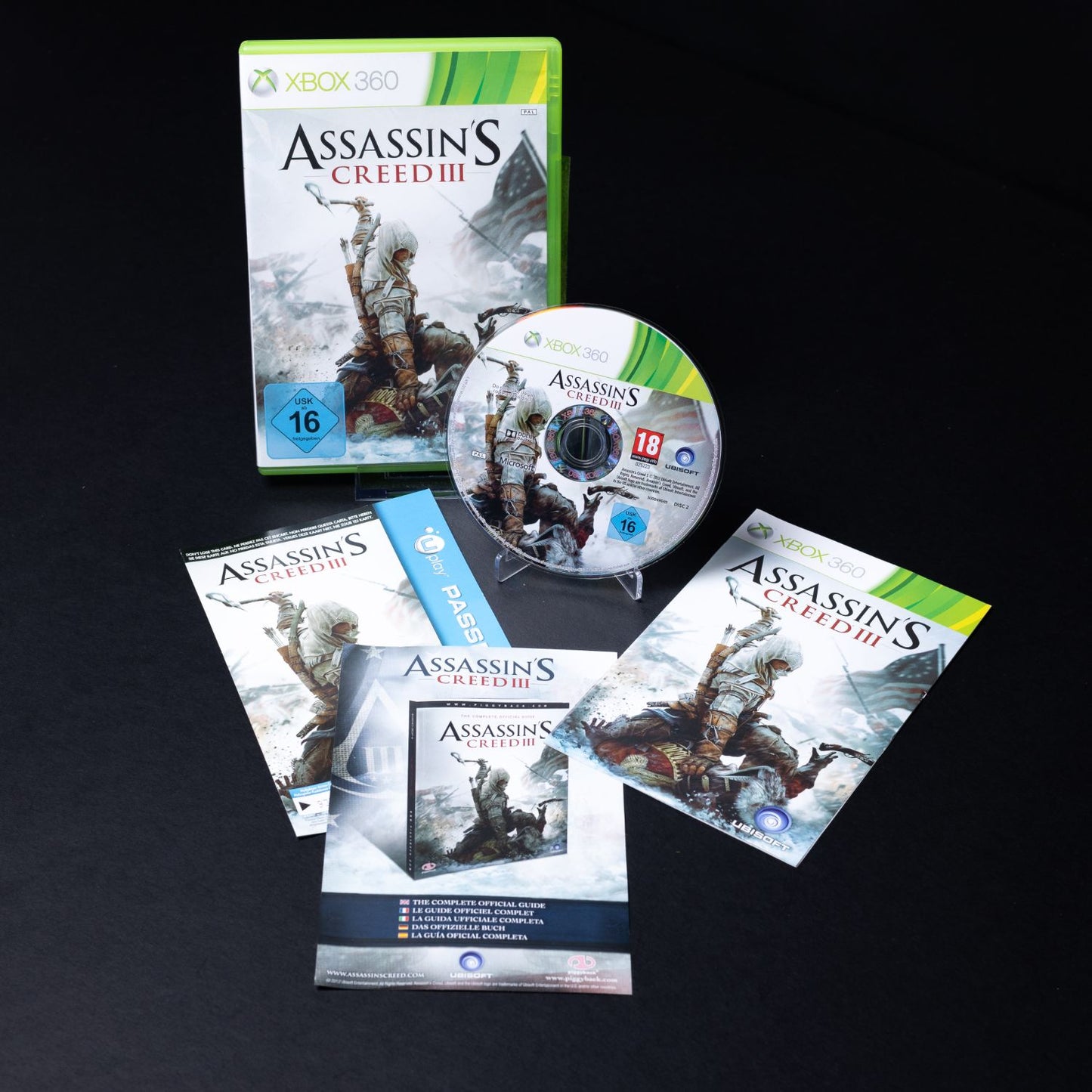 Assassin's Creed III - XBOX 360 Spiel PAL - CiB mit Anleitung - Zustand Sehr Gut