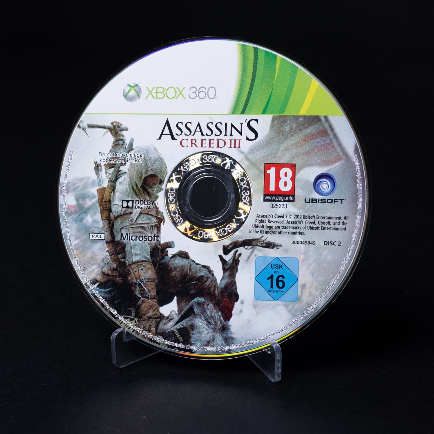 Assassin's Creed III - XBOX 360 Spiel PAL - CiB mit Anleitung - Zustand Sehr Gut