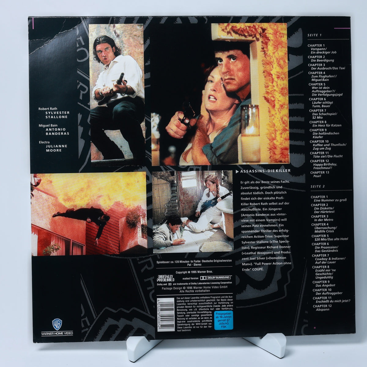 Assassins - Die Killer - 1995 - Richard Donner - LaserDisc - Zustand Sehr Gut
