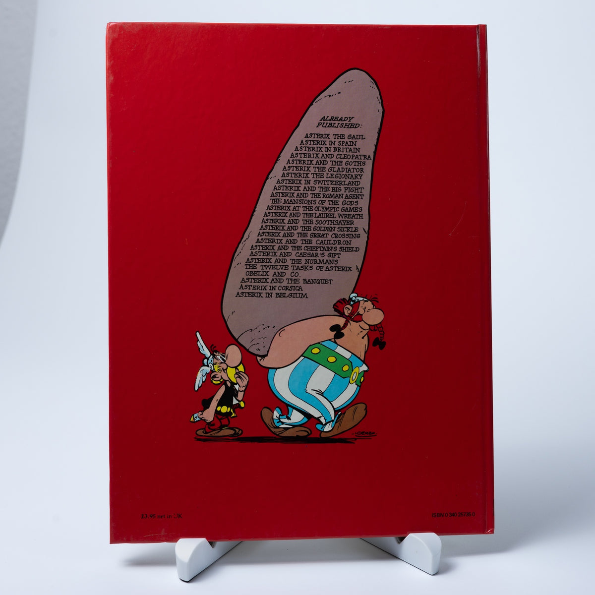Asterix Hardcover Comic: Asterix in Belgium - 1981 - Englisch