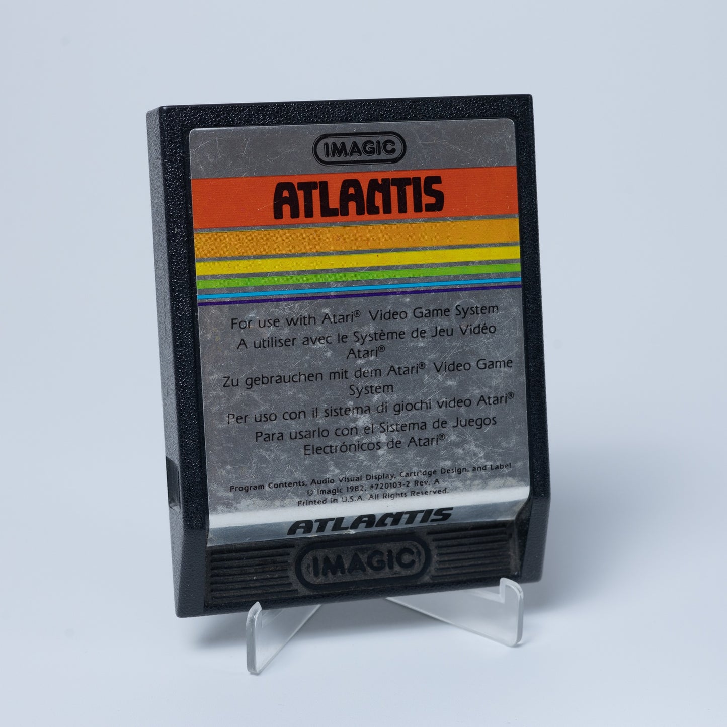 Atlantis - Atari 2600 Spiel - Nur Modul - Funktioniert - Zustand Sehr Gut