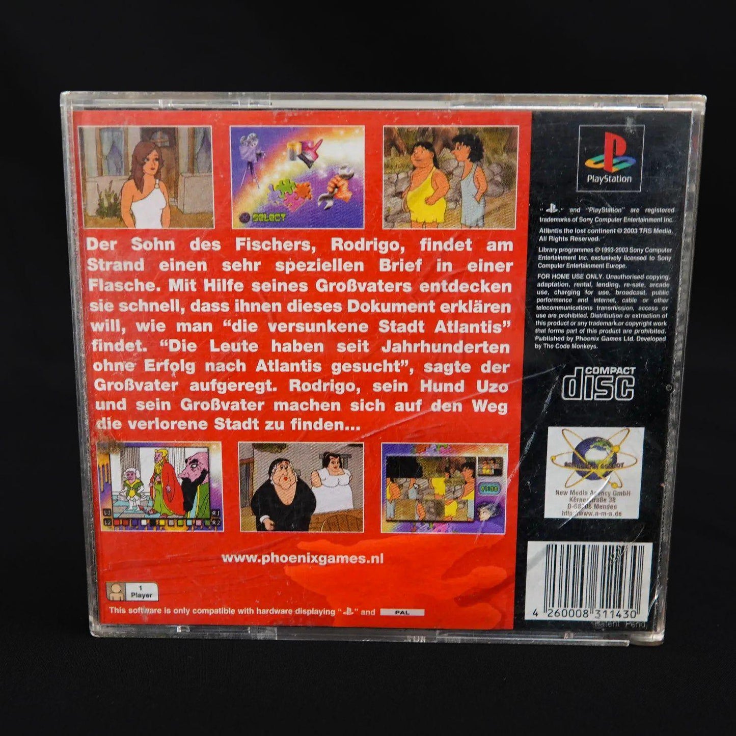 atlantis-the-lost-continent-playstation-1-ps1-spiel-cib-mit-anleitung-pal-4 - Utopia Collectibles