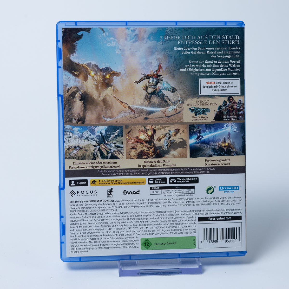 Atlas Fallen - Playstation 5 PS5 Spiel - Zustand Sehr Gut