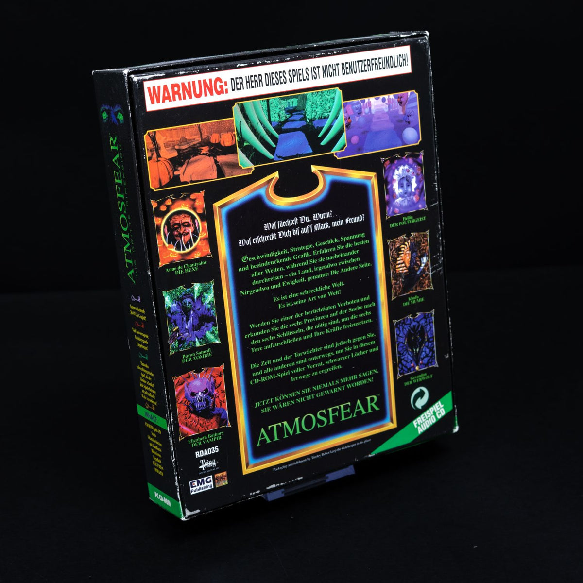 Atmosfear - Die Dritte Dimension - PC CD-ROM Spiel - CiB - TOP Zustand