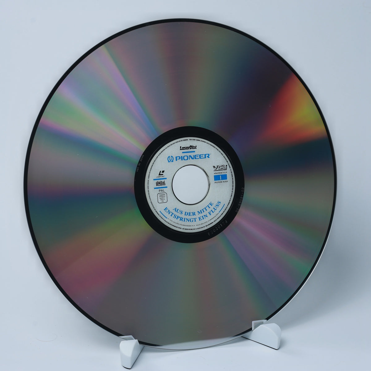 Aus der Mitte Entspringt ein Fluß - 1992 - LaserDisc - Zustand Sehr Gut
