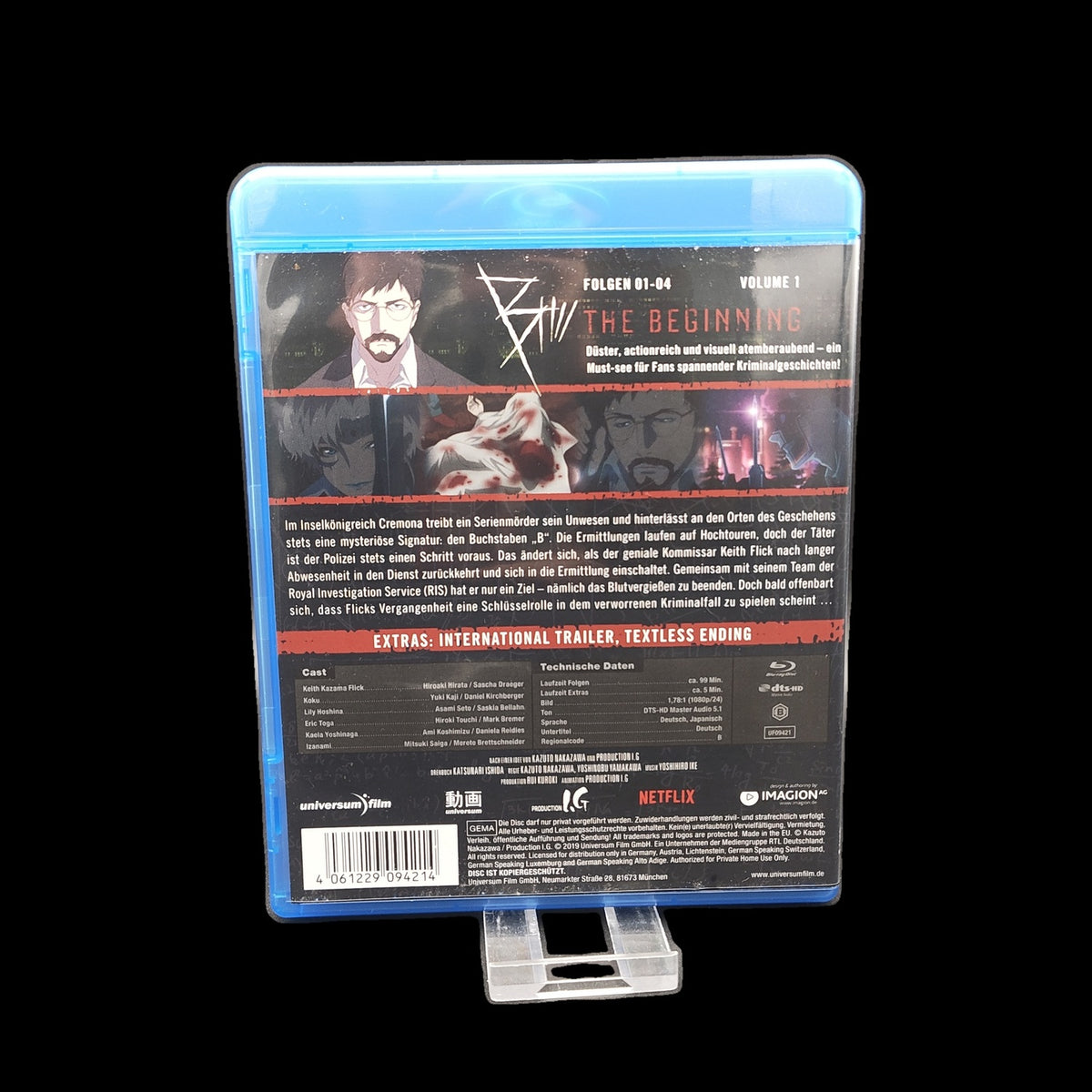 B: The Beginning - Staffel 1 - Vol. 1 - Folgen 01-04 - Anime - Blu-Ray