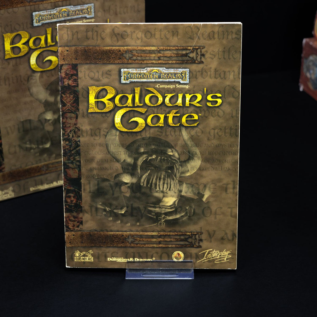 Baldur's Gate - PC DVD-ROM Spiel - Big Box inkl. Lösungsbuch - Zustand Sehr Gut