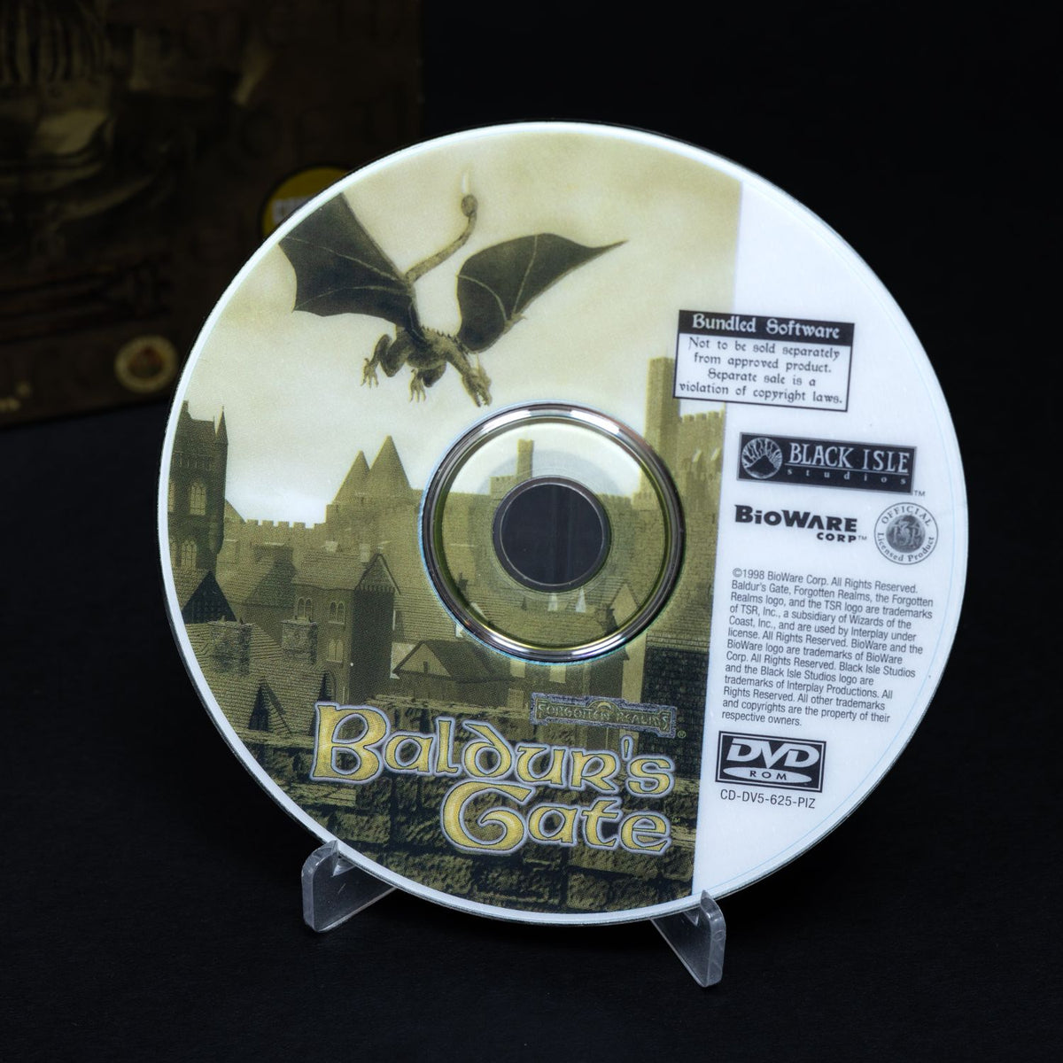 Baldur's Gate - PC DVD-ROM Spiel - Big Box inkl. Lösungsbuch - Zustand Sehr Gut