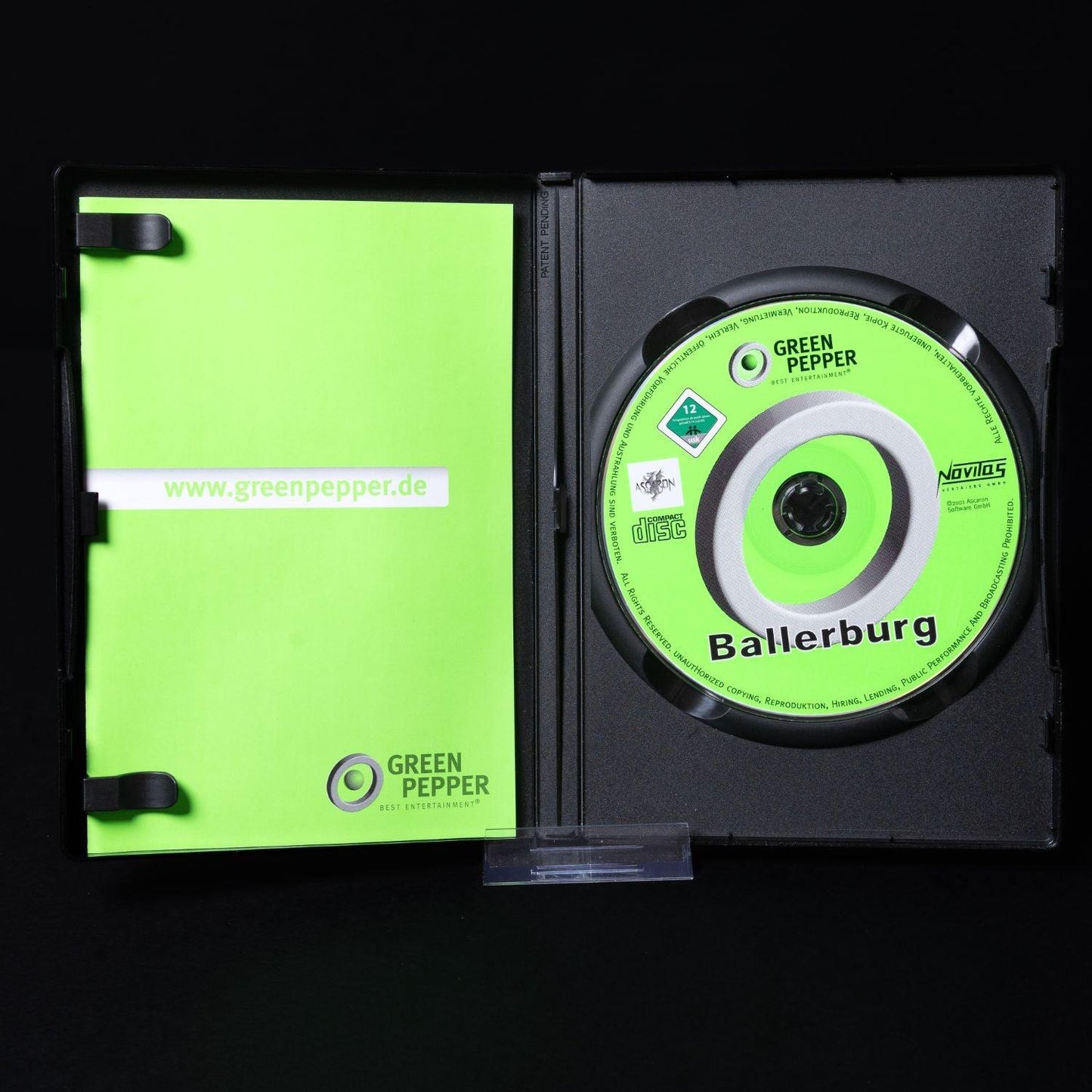 Ballerburg (Green Pepper Version) - PC CD-ROM Spiel - CiB - Zustand Sehr Gut