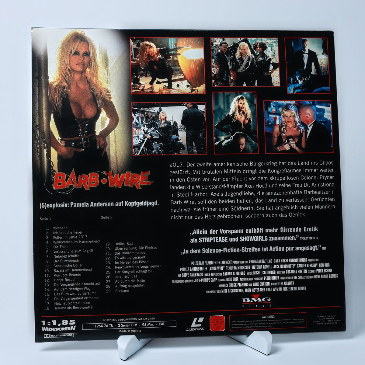 Barb Wire - Director's Cut - 1997 LaserDisc - Widescreen - Zustand Sehr Gut
