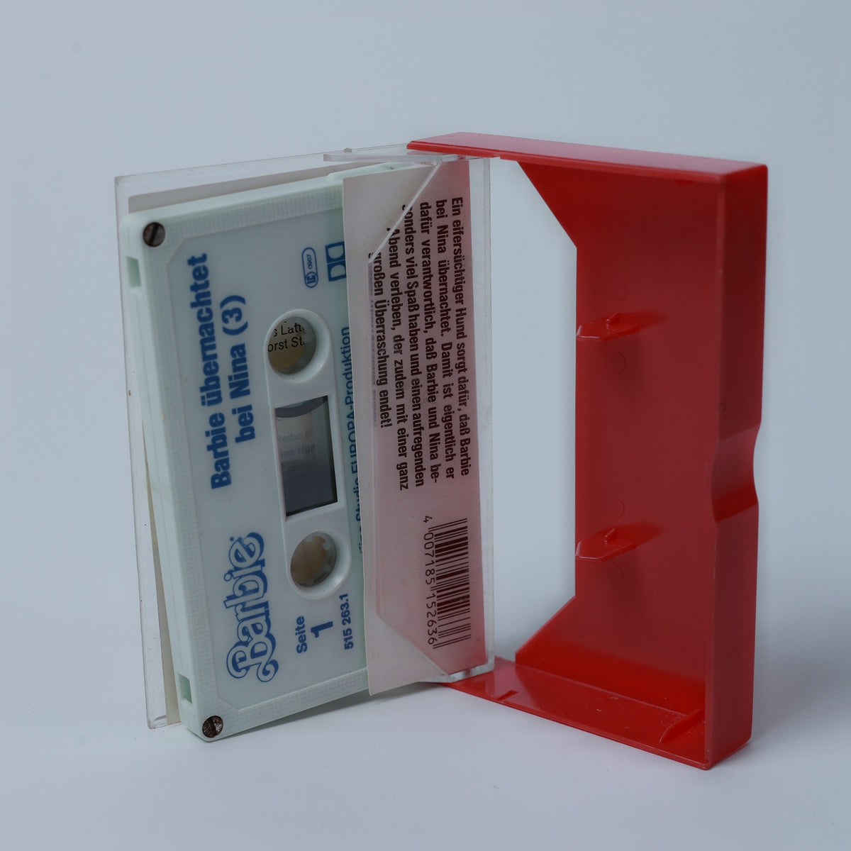 Barbie Übernachtet bei Nina - Mattel - Hörspiel - Kassette - Zustand Gut