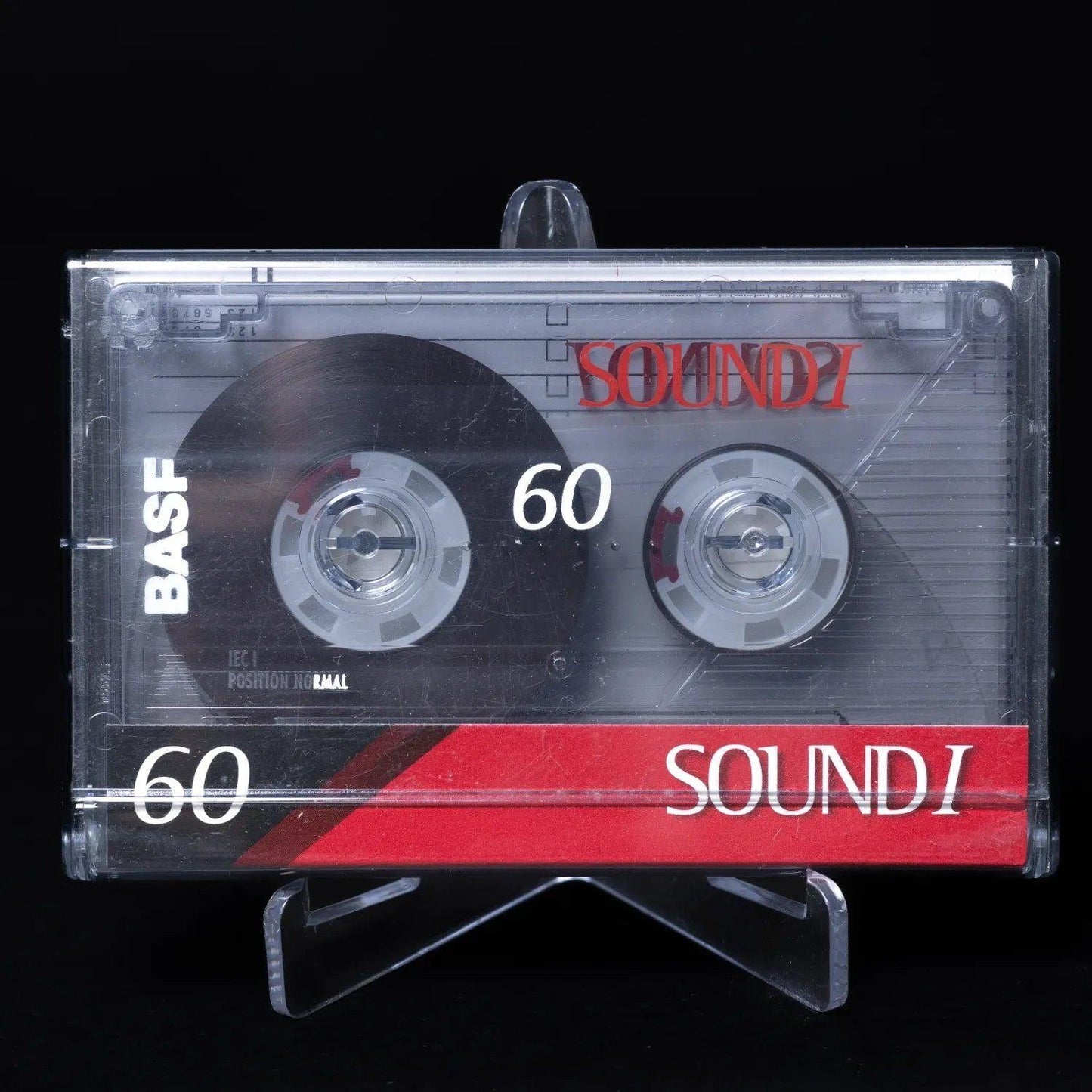 basf-60-sound-i-audio-tape-leer-kassette-unbespielt-mit-klebe-etiketten-1 - Utopia Collectibles