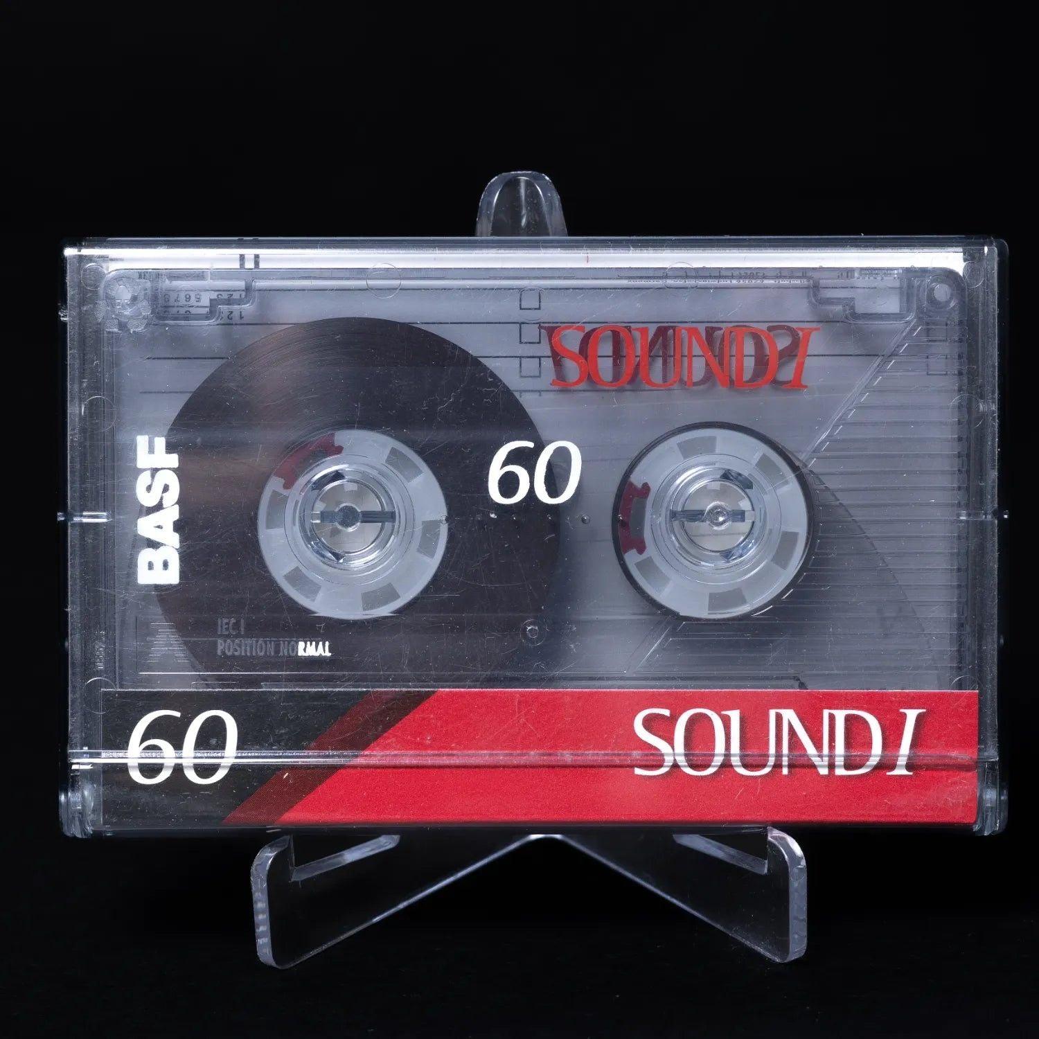 basf-60-sound-i-audio-tape-leer-kassette-unbespielt-mit-klebe-etiketten-1 - Utopia Collectibles