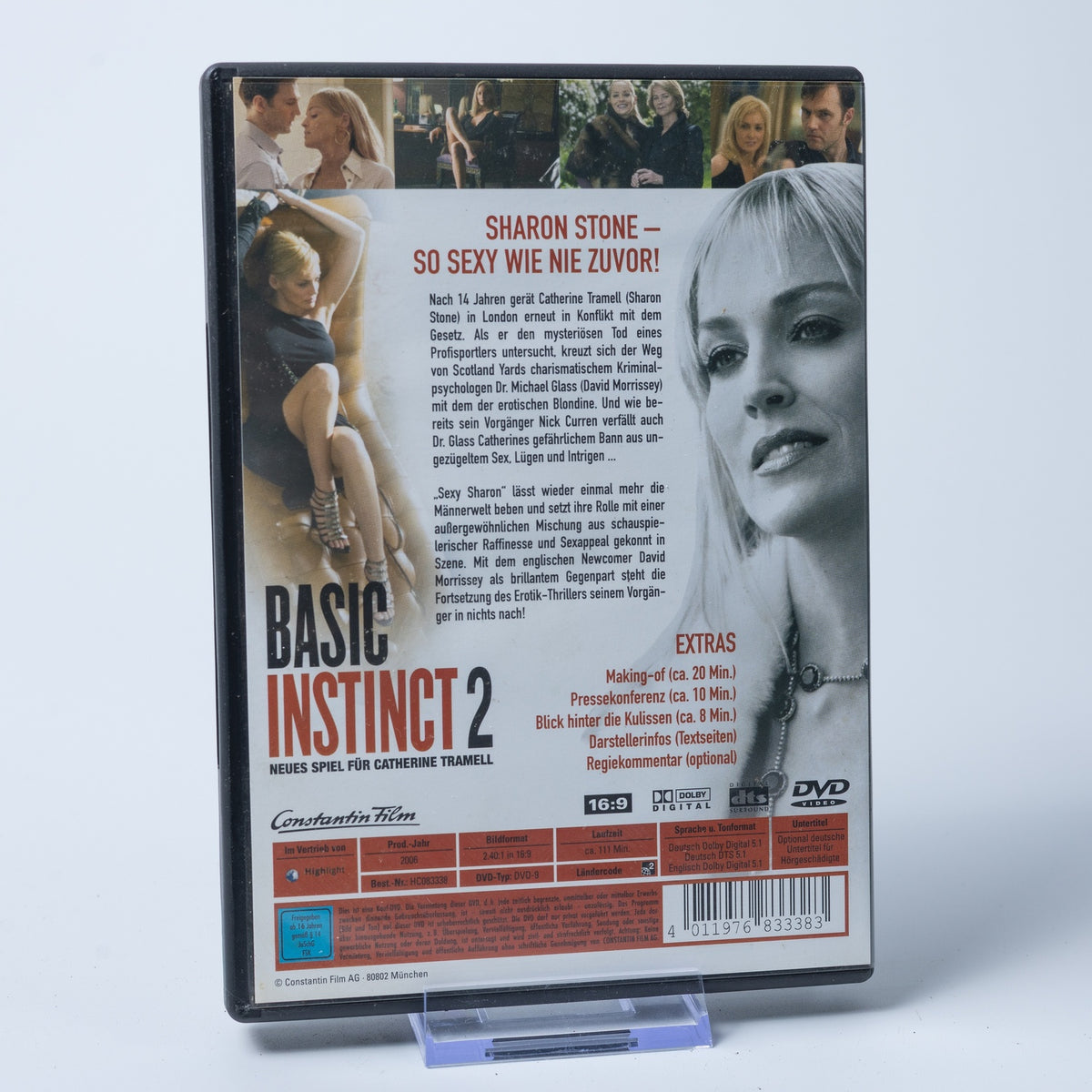 Basic Instinct 2 - Basic Instinct - DVD - Thriller & Mystery - Film - Gebraucht