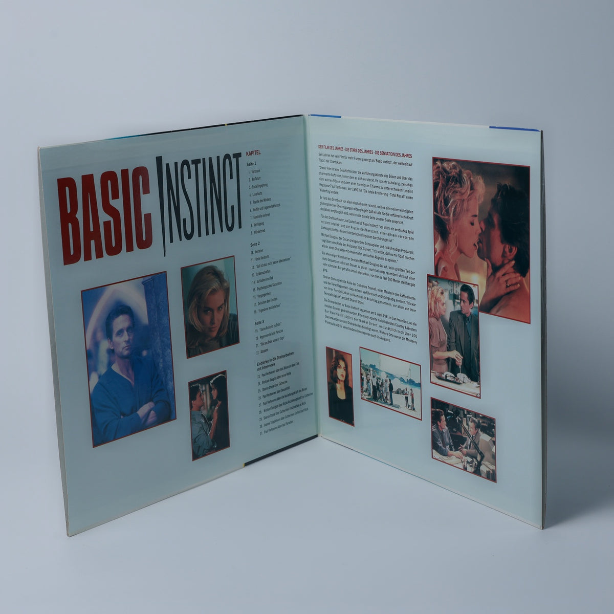 Basic Instinct - Michael Douglas - 1991 - Widescreen - LaserDisc - Zustand Gut