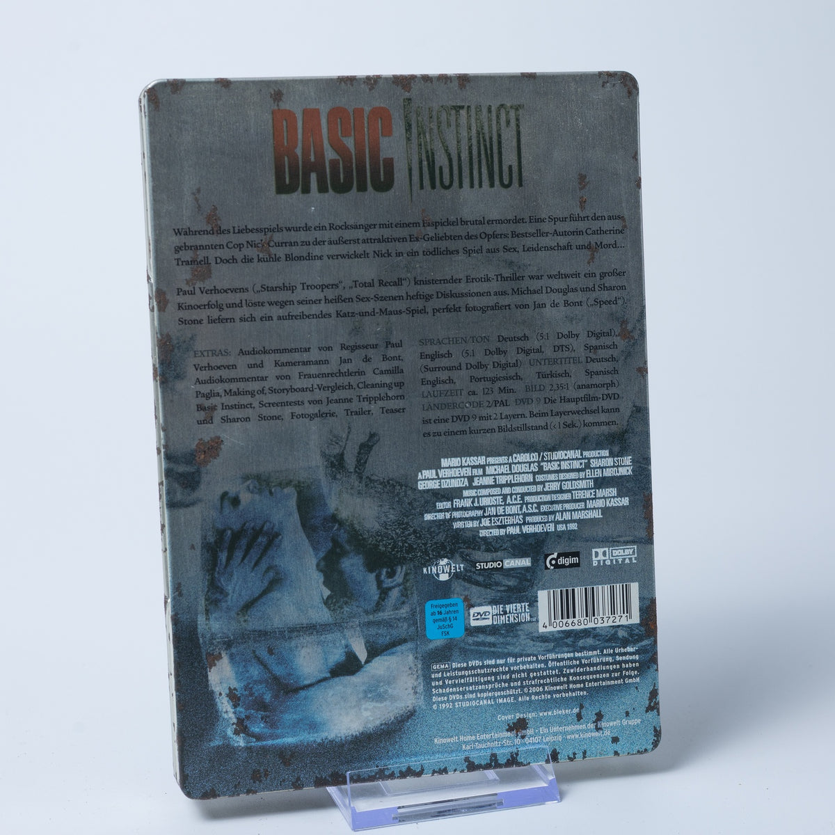 Basic Instinct - Steelbook - Thriller & Mystery - DVD - Ermittlung - Gebraucht