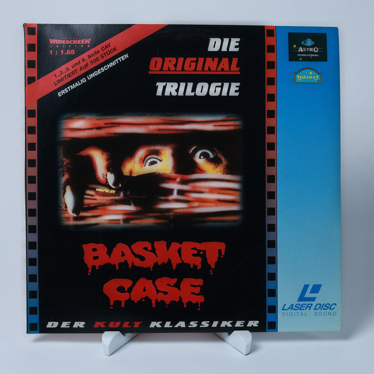 Basket Case - Die Original Trilogie - Astro 1996 - LaserDisc - Zustand Sehr Gut