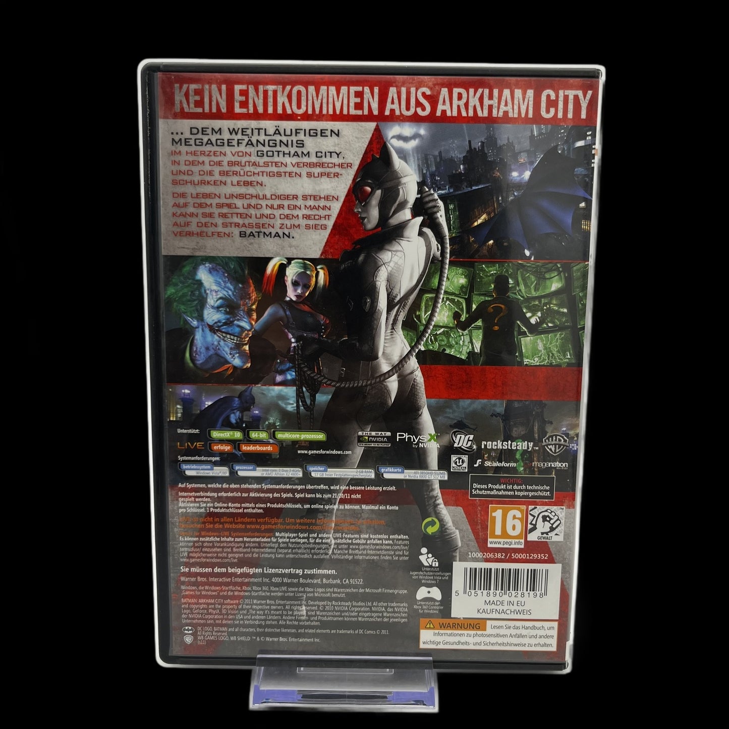 Batman Arkham City - PC - Spiel mit Anleitung - deutsch - Gebraucht