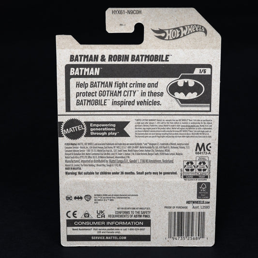 Pkws Batmobile - Mattel - Batman - 1/64 - Blau - Metall und Kunststoff - Neu