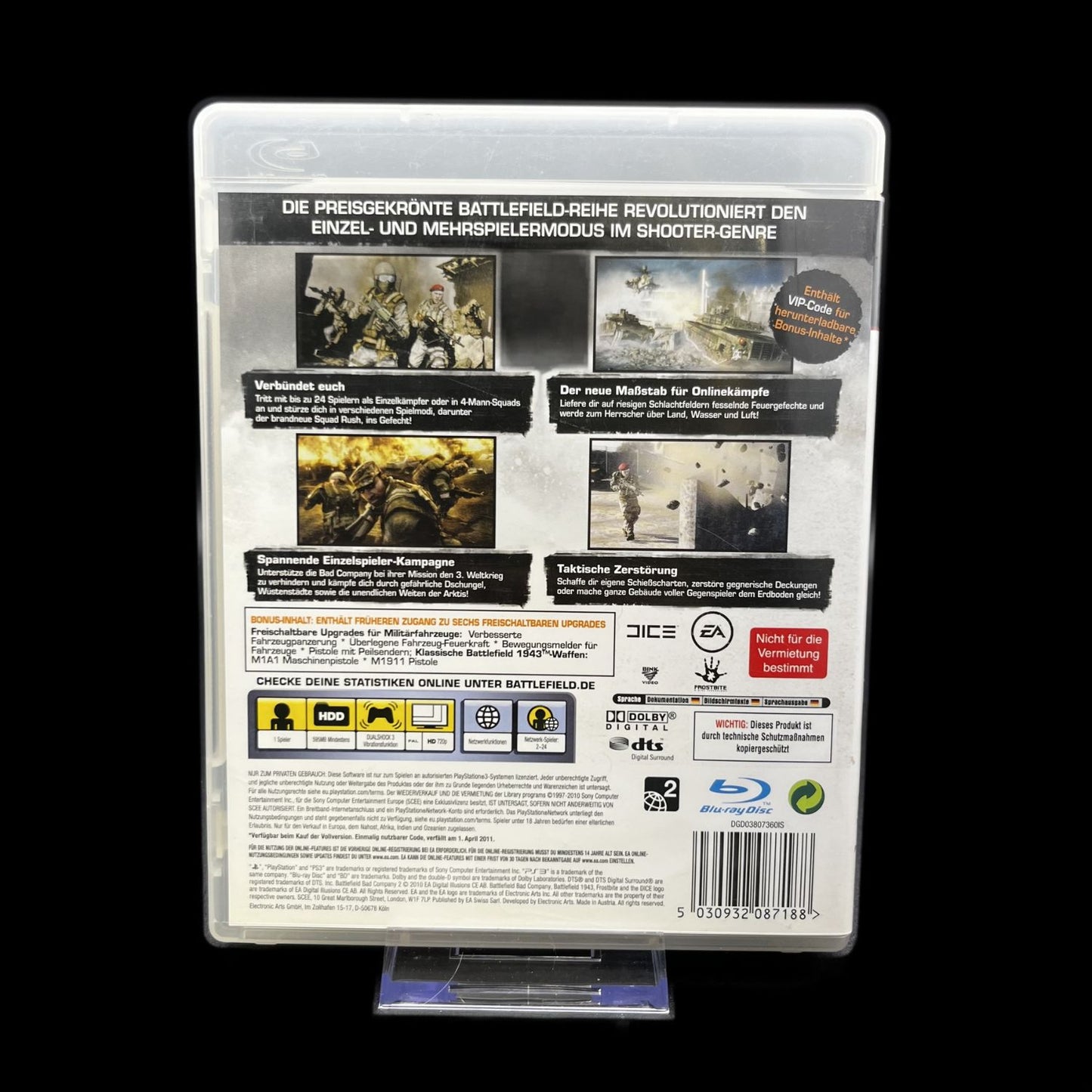 Battlefield: Bad Company 2 - Playstation 3 PS3 - PAL - CiB - Zustand Gut