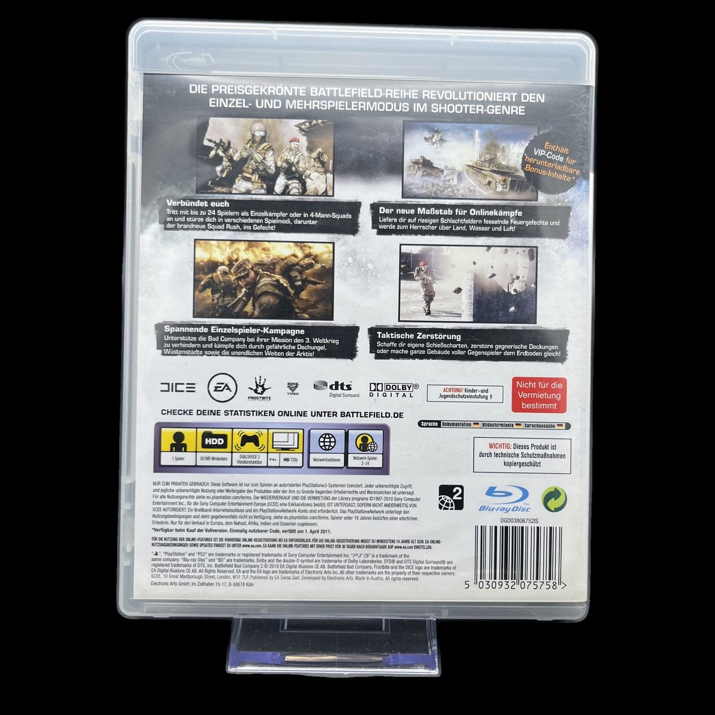 Battlefield Bad Company 2 - Playstation 3 - deutsch - Shooter - Gebraucht