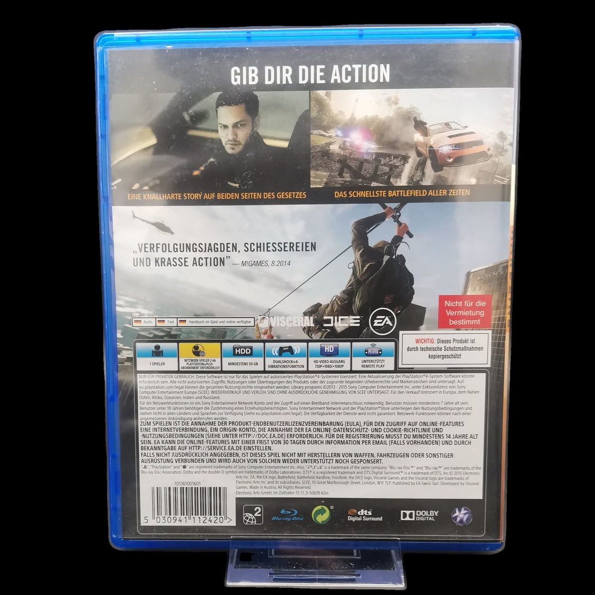 Battlefield Hardline - Playstation 4 PS4 - CiB - PAL - deutsch - Gebraucht
